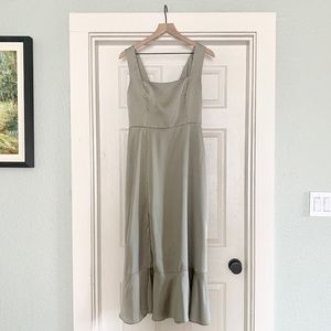 Show Me Your Mumu Claire Midi - Sage Moss Green